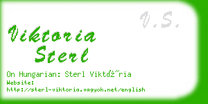 viktoria sterl business card